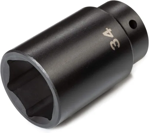 Miniatura 29 de TEKTON SID22132 Dado de impacto de 6 puntos de 1 17/64 pulgadas (32 mm) impulsor de 1/2 pulgada