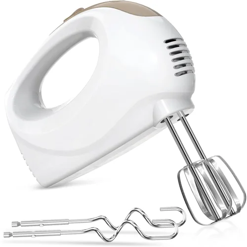 Miniatura 9 de Mezclador de mano eléctrico de mano – Mezclador de cocina portátil de 7 velocidades eléctrico con 5 accesorios de acero inoxidable, batidor