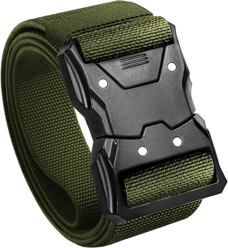 Miniatura 8 de TECEUM Tactical Belt – Heavy-Duty & Quick Release – Military, Work, Rigger, Duty & Utility Belt for Men