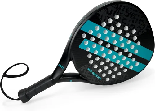 Miniatura 2 de Pala de pádel Superficie de Fibra de Carbono con núcleo de espuma EVA Memory Flex Pala de pádel ligera Azul (Sky-Blue)
