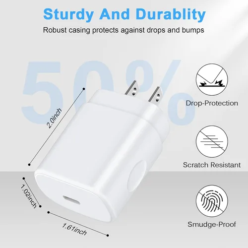 Miniatura 5 de 25W Samsung Bloque de carga rápida Android Cargador de teléfono USB C Adaptador de enchufe de pared para Samsung Galaxy A17 A16 5G/S26 Ultra/Z Blanco
