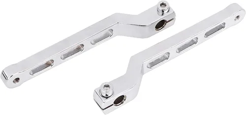 Miniatura 5 de Brazos de palanca de cambios con talón cromado para Harley Touring Softail Road Glide Street Glides Electra Glide y FLHT