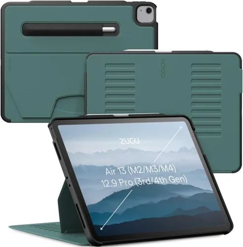 Miniatura 18 de Zugu Case Funda protectora delgada para iPad Air de 13 pulgadas M4 2026, M3 2025, M2 y 12.9 pulgadas (3ª/4ª generación), funda protectora delgada