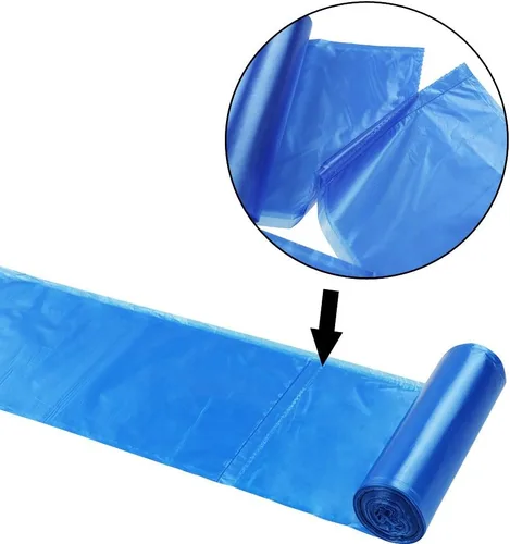 Miniatura 6 de Bolsas de basura de baño de 5 galones, bolsas de basura medianas de colores, 120