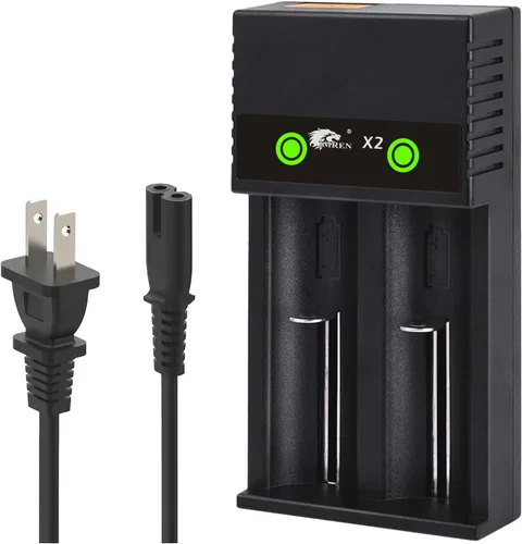 18650 Battery Charger,21700 Battery Charger for 3.7 Volt Rechargeable Li-ion Battery 18650 26650 21700 20700 18490 17670 17500 16340 14500 18500