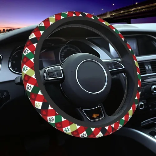 Miniatura 18 de Funda para volante MINIOZE de ojos malvados azules con luna mágica, accesorios para automóvil, linda para mujeres y niñas, universal de 15 pulgadas