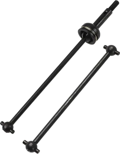 Miniatura 2 de ShareGoo 144001 - Eje de transmisión CVD de metal, diferencial, eje de rueda compatible con WLtoys 144001 1/14 RC Car (negro)