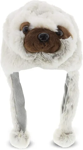 Miniatura 24 de DolliBu Gorro de felpa – Gorro de peluche de forro polar súper suave con orejeras, acogedor sombrero de invierno cálido para niños – Talla única