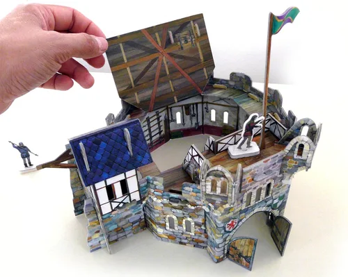 Miniatura 6 de Clever Paper Torre redonda con figuras