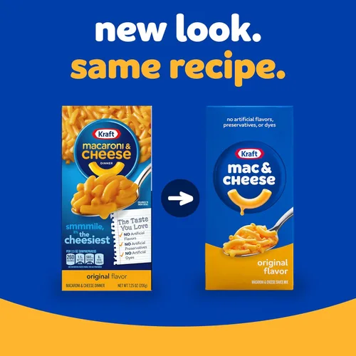Miniatura 5 de Kraft - Cena de macarrones y queso de sabor original (cajas de 7.25 onzas, paquete de 35)