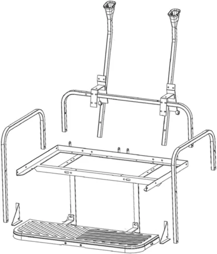 Miniatura 5 de Mach3 - Marco abatible de aluminio para carrito de golf, compatible con modelos Club Car Precedent/Tempo/Onward 2004 en adelante, no incluye cojines