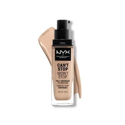 Miniatura 35 de NYX Professional Makeup Can't Stop Won't Stop - Cepillo para base de maquillaje Negro