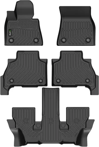 Miniatura 60 de HAFIDI® - Tapetes para auto con almacenamiento debajo del asiento, para todo clima, antideslizantes, de elastómero termoplástico, para la primera