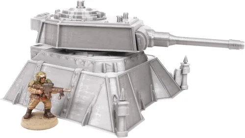 Miniatura 7 de Gun Emplacement - Tabletop Terrain by War Scenery para juegos de guerra y juegos de rol en miniatura de 1.102 in 1.260 in