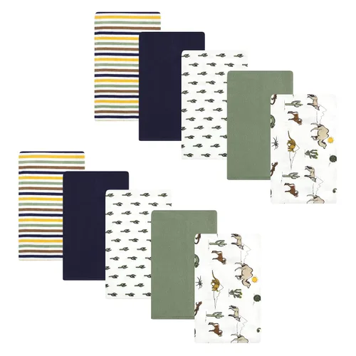 Miniatura 316 de Hudson Baby - Paños unisex de franela de algodón para bebé, bosque, talla única