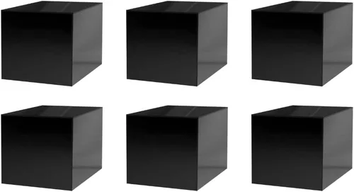 Miniatura 28 de Caja de exhibición de acrílico transparente de 8 x 8 x 12 pulgadas con un lado abierto, versátil contenedor de almacenamiento de productos Lucite