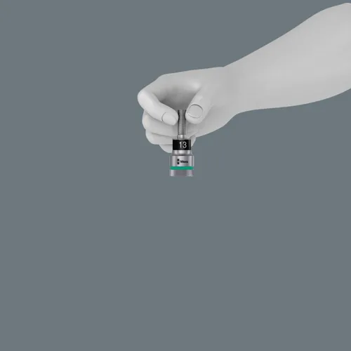 Miniatura 5 de WERA 05003745001 8790 HMB HF Zyklop Socket con accionamiento de 3/8" con función de sujeción, 0.433 x 1.142 in