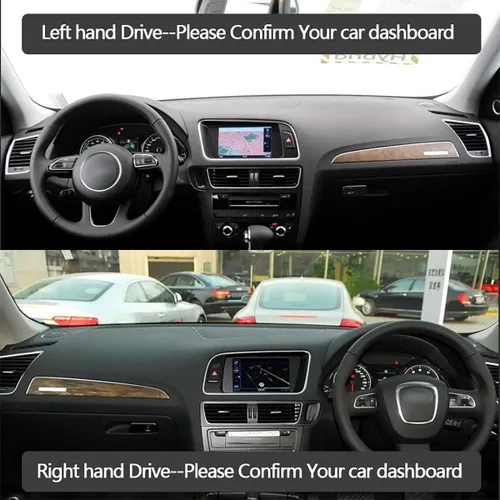 Miniatura 2 de HATHWAY Compatible con Chevrolet Cruze 2016-2019, cubierta de tablero de automóvil, cubierta de salpicadero negro, tapete de cubierta de tablero