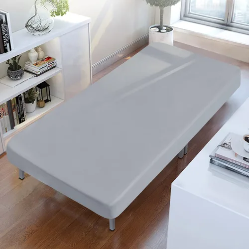 Sábanas de cuna de 30" x 80", sábana ajustada de tamaño de cuna con cama estrecha/litera de campamento/camas para invitados/camping/remolques de Gris
