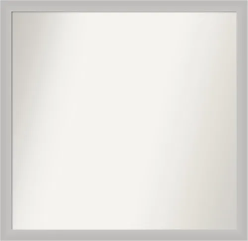 Miniatura 175 de Amanti Art Silver Bathroom Mirror for Over Sink, 24x49 Custom Made Marred Pewter Rectangle Vanity Mirror, Oversize Casual Wood Frame, Hangs Estaño
