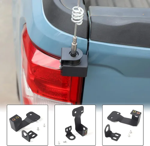 Miniatura 6 de Aunginsy Soporte de antena para portón trasero de automóvil compatible con Ford Maverick 2022 2023 2024 2025 Pickup lado izquierdo Soporte