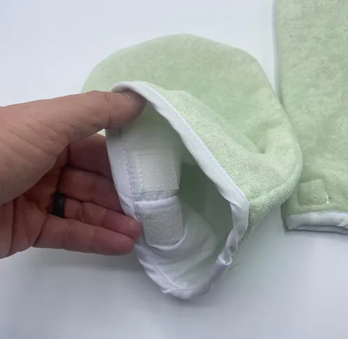 Miniatura 4 de Manoplas térmicas de rizo para baño de cera de parafina (paquete de 2)