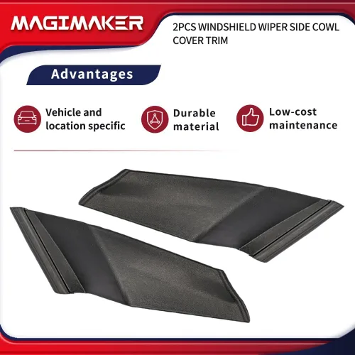 Miniatura 7 de 2 piezas de cubierta lateral del limpiaparabrisas 55084-02250 55083-02010 compatible con Toyota Corolla 2014 2015 2016 2017 2018 2019 lado izquierdo