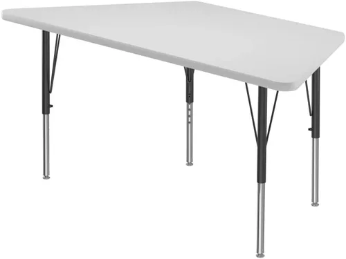 Miniatura 36 de Correll - Mesa rectangular de 24 x 36 pulgadas, mesa de actividades superior de borrado en seco, altura ajustable (19 a 29), laminado de alta
