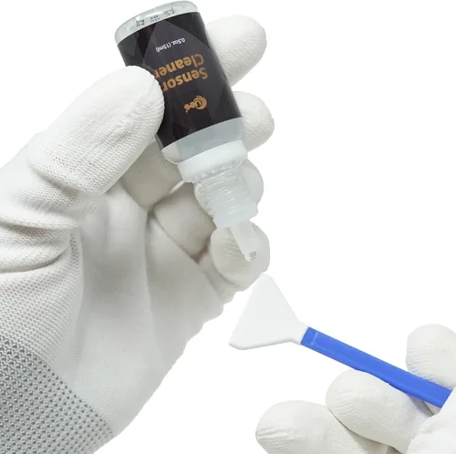 Miniatura 6 de UES Kit de limpieza de sensor de cámara de fotograma completo FFR24: hisopos de limpieza de sensores de 0.551 x 0.945 in y solución líquida