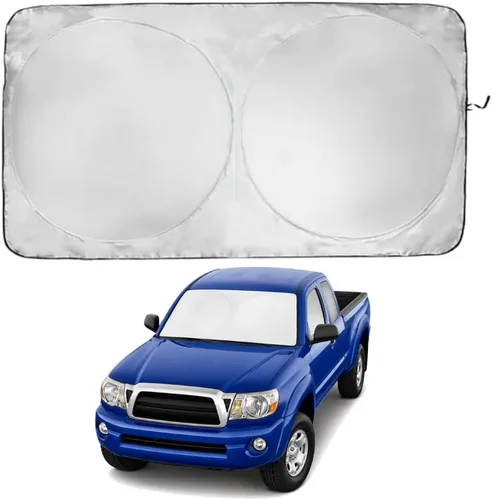 Miniatura 128 de Kinder Fluff Parasol para parabrisas Protección solar reflectante patentada para automóvil, certificado 99% de bloqueo UVR, interior fresco