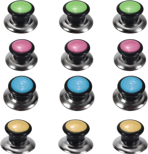 Miniatura 7 de MroMax Perillas universales para tapa de olla, pomo de repuesto de plástico para utensilios de cocina, 2