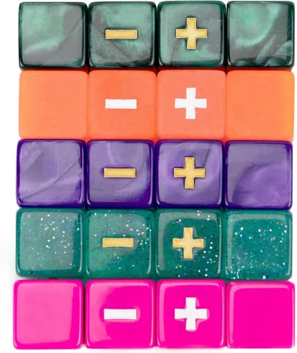 Miniatura 4 de Deluxe Fudge Dice Mystical Starter Set con bolsa - Juego de 20 dados