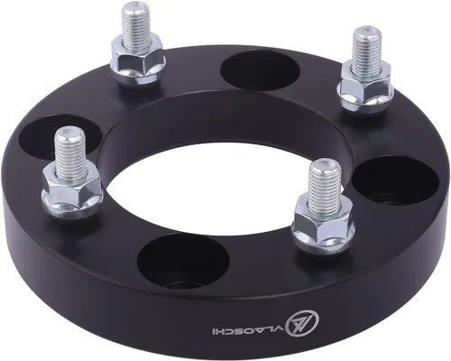 Miniatura 7 de Espaciadores de rueda forjados en negro para ATV UTV 4x110 de 1 pulgada con pernos 10x1.25 compatibles con Honda Suzuki-Yamaha-Kawasaki de 4 lugs