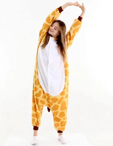 Miniatura 5 de vavalad Pijama de jirafa para adultos, disfraz de Halloween para mujeres y hombres