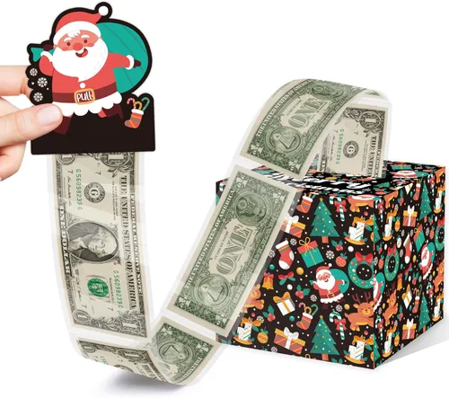 Miniatura 8 de Caja de dinero de feliz cumpleaños para regalo en efectivo, incluye tarjeta de feliz cumpleaños y 35 bolsas transparentes, divertido regalo