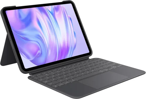 Logitech Combo Touch iPad Pro 11 pulgadas (M4) Funda con teclado retroiluminado desmontable, soporte de pie, modo multiuso, conector inteligente,