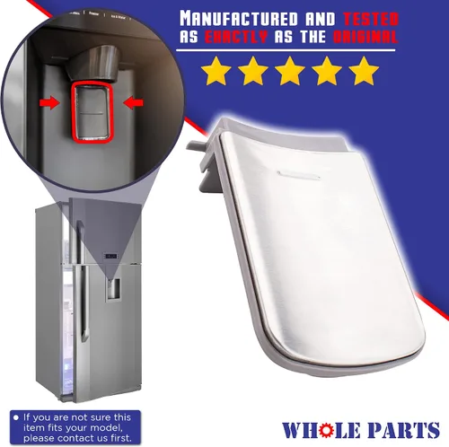 Miniatura 3 de Whole Parts - Conjunto de palanca para dispensador de refrigerador Whole Parts DA97-11867A, repuesto y compatible con algunos refrigeradores