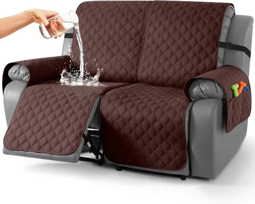Miniatura 78 de TAOCOCO Fundas reclinables 100% impermeables, con correas para las piernas, funda de sofá reclinable reversible para silla reclinable, protector