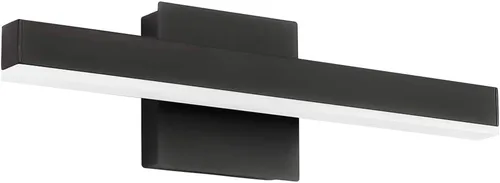 Aipsun - Lámpara LED para baño moderna, color negro