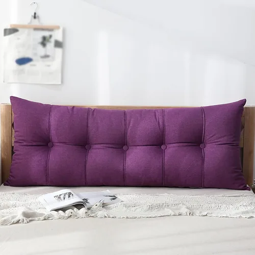 Miniatura 8 de Respaldo rectangular grande para cabecero, cojines de respaldo para cama, sofá, respaldo de cuña para respaldo, cojines lumbares, almohada