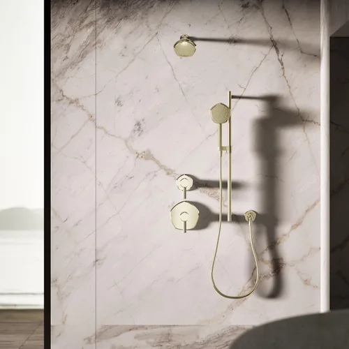 Miniatura 8 de Kohler 27052-G-AF Occasion® Ducha de mano de una sola función, 1.75 gpm, oro francés vibrante