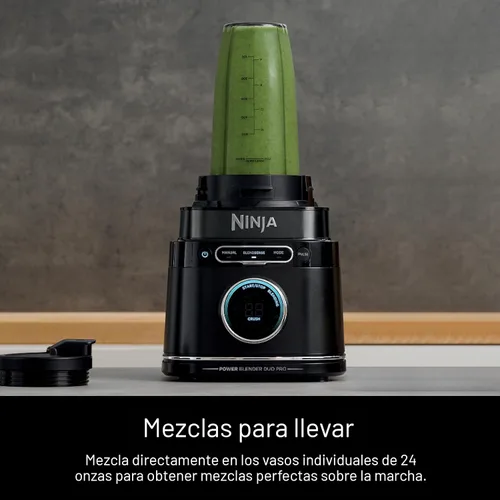 Miniatura 8 de Ninja Detect Power Blender Pro + Personal Single-Serve, tecnología BlendSense, para batidos, comida y más, encimera de cocina compacta, 1800