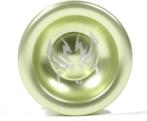MAGICYOYO Yoyó K2 - YoYo de aluminio de aviación de metal (verde - Serie 2)