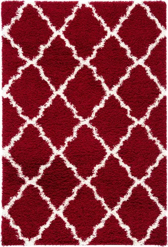 Miniatura 116 de Safavieh - Dallas Shag Collection SGD257A - Alfombra de área con diseño de enrejado de 10 x 14 pies