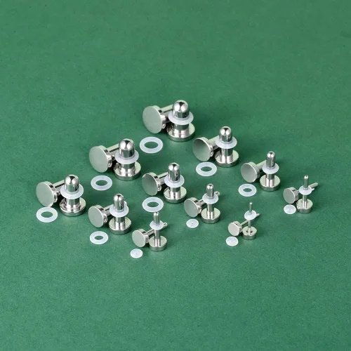 Miniatura 5 de TBOSEN Juego de dimensiones precisas de acero inoxidable con junta tórica para los oídos, túneles, medidores, kit de piercings