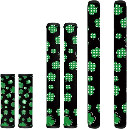 Miniatura 34 de Juego de 6 fundas para manijas de puerta de refrigerador, protector antideslizante para refrigerador, horno, lavavajillas, mantiene