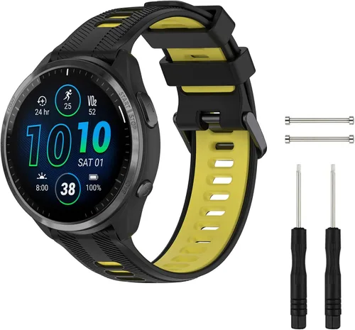 Miniatura 11 de Correa de reloj compatible con Garmin Forerunner 945/Forerunner 935, silicona suave deportiva Garmin 935/Fenix 5/Fenix 5 Plus, repuesto para Garmin