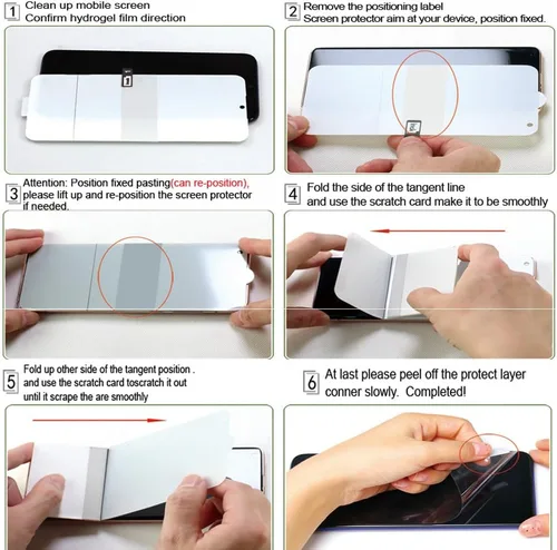 Miniatura 3 de Epivol Película protectora de pantalla trasera para iPhone 12 Pro, película de hidrogel, no de vidrio Película trasera 12 Pro HD