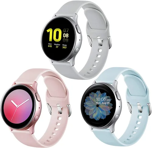 Lerobo - Bandas compatibles con Samsung Galaxy Watch Active/Active 2 de 1.57 y 1.73 pulgadas/Galaxy Watch 1.65 pulgadas. Correa de reloj para