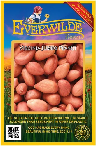 Miniatura 4 de Everwilde Farms Semillas de maní Virginia Jumbo de 1 libra - Gold Vault Bulk